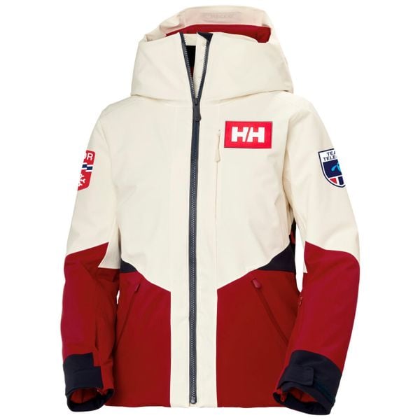Damska kurtka narciarska z kapturem Helly Hansen Kvitfjell Race Ins. Brązowe kurtki narciarskie i snowboardowe damskie Helly Hansen, bez wzorów, z kapturem, narciarskie. W wyprzedaży za 2,285.50 zł.