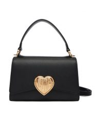 LOVE MOSCHINO Torebka JC4146PP1OL1600A Czarny. Czarne torebki klasyczne damskie Love Moschino, bez wzorów, ze skóry, bez dodatków. Za 1,159.00 zł.