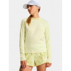 T-shirt Damski The North Face W Sunriser. Żółte t-shirty damskie The North Face, bez wzorów, bez kołnierzyka. Za 399.00 zł.