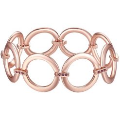 Lulu & Jane Stop metali Zdobienie kryształkami Swarovski® Bransoletki 1 ct Damski. Czerwone bransoletki damskie Lulu & Jane, pozłacane. Za 239.99 zł.