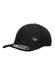 Czapka męska Pitbull Snapback Hybrid Logo. Czarne czapki męskie PITBULL, bez wzorów, z bawełny, klasyczne. Za 119.99 zł.
