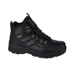 Buty trekkingowe męskie Skechers Relment. Czarne buty trekkingowe męskie Skechers, z materiału, bez zapięcia, trekkingowe. Za 359.00 zł.