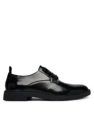 BOSS Półbuty Calev 50568892 Czarny. Czarne buty wizytowe męskie Boss, ze skóry, bez zapięcia. Za 894.99 zł.