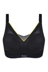 Biustonosz treningowy Shock Absorber Active Shaped Support. Szare biustonosze CHAMPION, bez wzorów, z materiału. Za 169.99 zł.