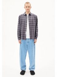 Armedangels Koszula "Paanao" w kolorze antracytowo-szarym rozmiar: S. Czarne koszule męskie ARMEDANGELS, s, bez wzorów, z bawełny, bez kołnierzyka, bez ramiączek. Za 152.62 zł.