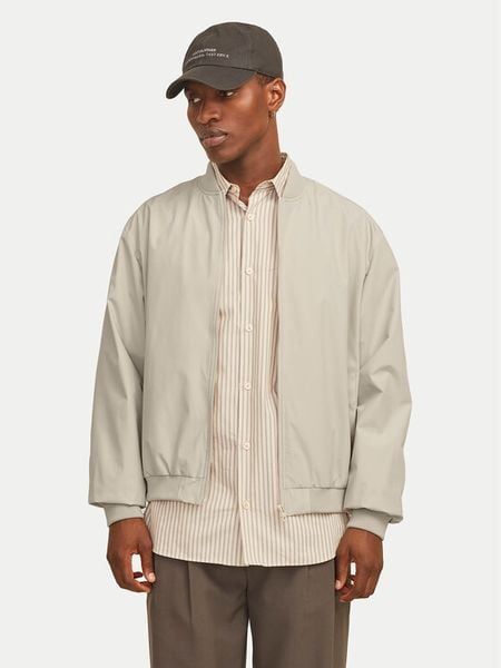 Jack & Jones Kurtka bomber Echarge 12268608 Beżowy Regular Fit. Brązowe kurtki męskie Jack & Jones, m, bez wzorów, z syntetyku, bez kaptura. Za 179.99 zł.