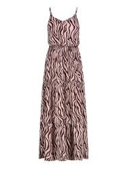 Sublevel Sukienka w kolorze ciemnoczerwono-jasnoróżowym rozmiar: XL. Czerwone sukienki damskie Sublevel, na imprezę, s, bez wzorów, z wiskozy, klasyczne, bez kołnierzyka, bez ramiączek, maxi. Za 109.52 zł.