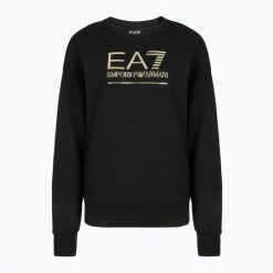 Bluza damska EA7 Emporio Armani Train Visibility. Czarne bluzy z kapturem damskie EA7 Emporio Armani, m, z bawełny. Za 359.99 zł.