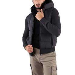 Kurtka ECOALF BALE HYBRID Szary. Szare kurtki męskie Ecoalf, m, bez wzorów, z tkaniny, bez kaptura. Za 960.15 zł.