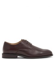 Gino Rossi Półbuty FABIO-02 123AM Brązowy. Brązowe buty wizytowe męskie Gino Rossi, ze skóry, bez zapięcia. Za 249.99 zł.