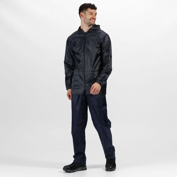 Kurtka Outdoor Męska Classics Stormbreak Wodoodporna. Niebieskie kurtki męskie Regatta, m, bez wzorów, z materiału, z kapturem. Za 149.99 zł.