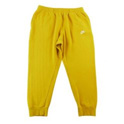 Second life - Spodnie dresowe męskie Club Fleece Joggers - Stan dobry. Żółte spodnie sportowe męskie Nike, z dresówki. Za 143.46 zł.