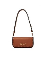 KARL LAGERFELD Torebka A2W30195 Brązowy. Brązowe listonoszki damskie Karl Lagerfeld, bez wzorów, ze skóry, bez dodatków. Za 919.99 zł.