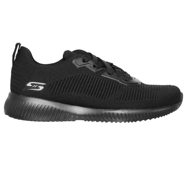 Buty damskie sportowe Skechers BOBS SQUAD. Czarne buty sportowe na co dzień damskie Skechers, bez wzorów, trekkingowe, Skechers Sport. W wyprzedaży za 199.00 zł.