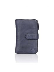 Bellicci Skórzany portfel "Connie" w kolorze granatowym - 9 x 17 x 3 cm rozmiar: onesize. Niebieskie portfele damskie Bellicci, bez wzorów, z materiału. Za 100.99 zł.