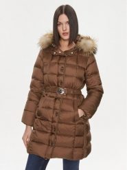 Liu Jo Płaszcz przejściowy MF3061 T3130 Brązowy Regular Fit. Brązowe płaszcze damskie Liu Jo, bez wzorów, z syntetyku. Za 2,679.00 zł.
