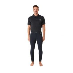 Spodnie jeździeckie z pełnym lejem B Vertigo Damien. Szare spodnie materiałowe męskie B VERTIGO, bez wzorów, z elastanu, klasyczne. Za 389.00 zł.