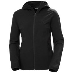 Damska kurtka wodoodporna Helly Hansen Cascade Shield. Czarne kurtki przeciwdeszczowe damskie Helly Hansen, l, z kapturem. Za 603.20 zł.