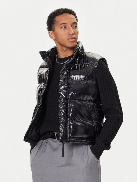 HUGO Kamizelka Baltino2541 50547981 Czarny Regular Fit. Czarne kamizelki męskie Hugo, m, z syntetyku. Za 709.99 zł.