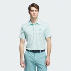Koszulka Ultimate365 Mesh Glimmer Print Polo. Zielone koszulki polo męskie Adidas, m, bez wzorów, z meshu, bez ramiączek. Za 279.00 zł.