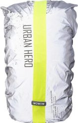 WOWOW - Urban Hero Wodoodporny Pokrowiec Na Plecak W Pełni Odblaskowy. Szare plecaki damskie WOWOW, bez wzorów, z materiału. Za 223.95 zł.