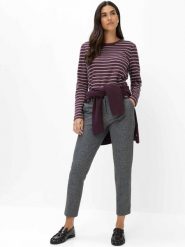 BRAX spodnie chino Kobiety Sztuczne włókno szary, 46. Szare spodnie materiałowe damskie Brax, bez wzorów, z włókna. Za 499.95 zł.