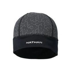 Czapka Nathan HyperNight 2. Czarne czapki męskie NATHAN, bez wzorów, z tkaniny. Za 191.00 zł.