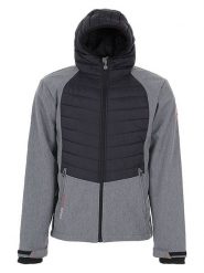 SRK Kurtka softshellowa "Cander" w kolorze czarno-szarym rozmiar: 3XL. Czarne kurtki outdoor męskie SRK, xl, bez wzorów, bez kaptura. Za 260.99 zł.