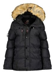 Canadian Peak Kurtka zimowa "Bukka" w kolorze czarnym rozmiar: L. Czarne kurtki damskie Canadian Peak, na zimę, l, z aplikacjami, z puchu, bez kaptura. Za 219.08 zł.