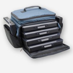 Torba wędkarska Caperlan 100 20 litrów. Szare torebki klasyczne damskie CAPERLAN, bez wzorów, z materiału, duże, bez dodatków. Za 199.99 zł.