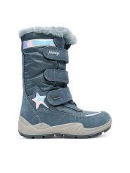 Primigi Śniegowce Winger Gtx GORE-TEX 8881622 S Niebieski. Niebieskie kozaki dziewczęce Primigi, bez wzorów, z gore-texu, bez obcasa. Za 419.99 zł.