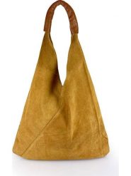 ORE10 Skórzana torebka "Lord" w kolorze jasnobrązowym - 34 x 39 x 8 cm rozmiar: onesize. Brązowe torebki klasyczne damskie ORE10, bez wzorów, z materiału, bez dodatków. Za 192.33 zł.