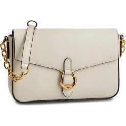 Torebka LAUREN RALPH LAUREN - Flap Xbody 431689092005 Cream. Brązowe listonoszki damskie Lauren Ralph Lauren, z aplikacjami, ze skóry, zdobione, bez dodatków. W wyprzedaży za 509.00 zł.