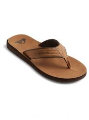 Sandały dla Mężczyzn CARVER NUBUCK Beżowy. Brązowe sandały męskie Quiksilver, z dżerseju, bez zapięcia. Za 155.20 zł.
