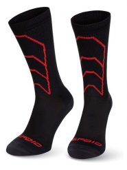 Spaio Skarpety funkcyjne "Rapid" w kolorze czarno-czerwonym rozmiar: 44-46. Czarne skarpetki męskie Spaio, bez wzorów, z materiału. Za 34.99 zł.