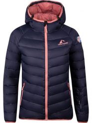 Westfjord Kurtka puchowa "Snaefell" w kolorze granatowo-szaroróżowym rozmiar: XS. Niebieskie kurtki damskie Westfjord, s, bez wzorów, z puchu, bez kaptura. Za 192.33 zł.