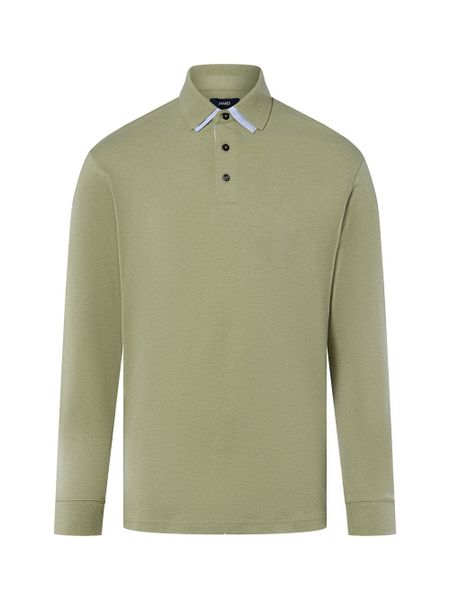 James Męska koszulka polo Mężczyźni Bawełna zielony jednolity, XXL. Zielone koszulki męskie z długim rękawem James, m, z bawełny. Za 199.95 zł.