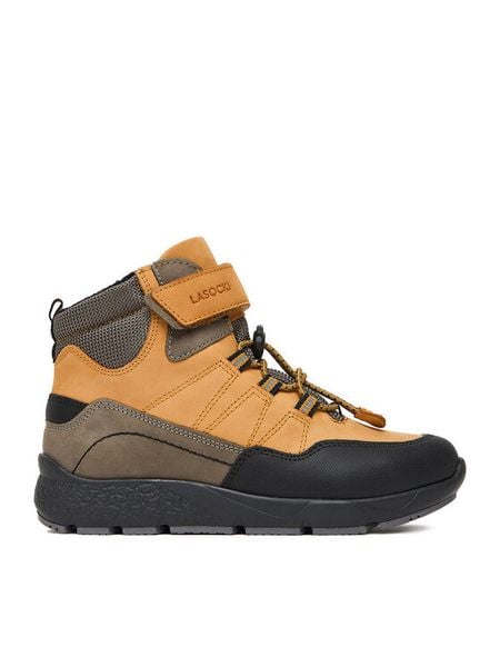 Lasocki Young Kozaki CEO-BI12-SAM-06(V)CH Brązowy. Brązowe buty zimowe chłopięce Lasocki Young, z nubiku, bez zapięcia. Za 229.99 zł.