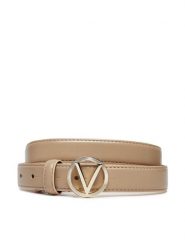 Valentino Pasek Damski Hampton VCS7VQ04NAP Beżowy. Brązowe paski damskie Valentino, bez wzorów, ze skóry. Za 179.99 zł.