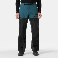 Spodnie narciarskie Helly Hansen Odin BC Infinity Shell. Zielone spodnie materiałowe męskie Helly Hansen, bez wzorów, sportowe. Za 1,805.00 zł.