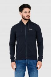 EA7 Granatowa bluza męska z kapturem. Niebieskie bluzy z kapturem męskie EA7 Emporio Armani, m. W wyprzedaży za 359.99 zł.