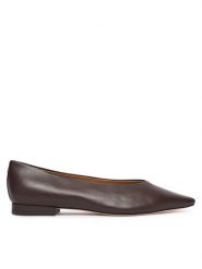 LAUREN RALPH LAUREN Baleriny Audri 802P18411005 Brązowy ciemny. Brązowe baleriny damskie Lauren Ralph Lauren, bez wzorów, ze skóry, bez obcasa. Za 769.99 zł.