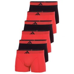 Bokserki Active Flex Cotton Body 6 pak. Szare bokserki męskie Adidas, bez wzorów, z bawełny. Za 357.00 zł.