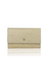 Bellicci Skórzany portfel "Velora" w kolorze beżowym - 17 x 10 x 3 cm rozmiar: onesize. Brązowe portfele damskie Bellicci, bez wzorów, z materiału. Za 100.99 zł.