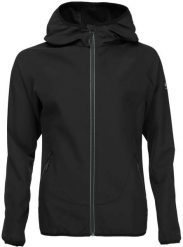 Damska kurtka softshell Loap Ursa czarna. Czarne kurtki damskie ÀLG, na jesień, m, bez wzorów, z elastanu, bez kaptura. Za 228.99 zł.