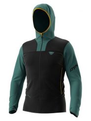 DYNAFIT Kurtka funkcyjna "TRAVERSE PTC" w kolorze czarno-zielonym rozmiar: S. Czarne kurtki outdoor męskie Dynafit, s, bez wzorów, bez kaptura. Za 291.95 zł.