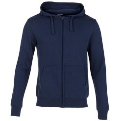 Bluza sportowa męska Joma Jungle. Niebieskie bluzy sportowe męskie Joma, bez wzorów, sportowe, bez kołnierzyka, bez ramiączek. Za 89.99 zł.