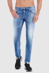 DSQUARED2 Niebieskie jeansy medium bleached spots wash cool guy. Niebieskie jeansy męskie Dsquared2. W wyprzedaży za 1,599.99 zł.