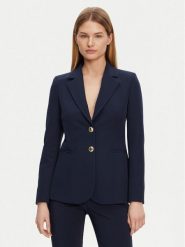 Rinascimento Marynarka CFC0122814003 Granatowy Regular Fit. Niebieskie marynarki i żakiety damskie RINASCIMENTO, xl, bez wzorów, z syntetyku. Za 419.99 zł.