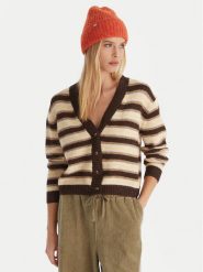 Quiksilver Kardigan Bukit EQWSW03030 Brązowy Regular Fit. Brązowe kardigany damskie Quiksilver, l, bez wzorów, z syntetyku. Za 419.99 zł.